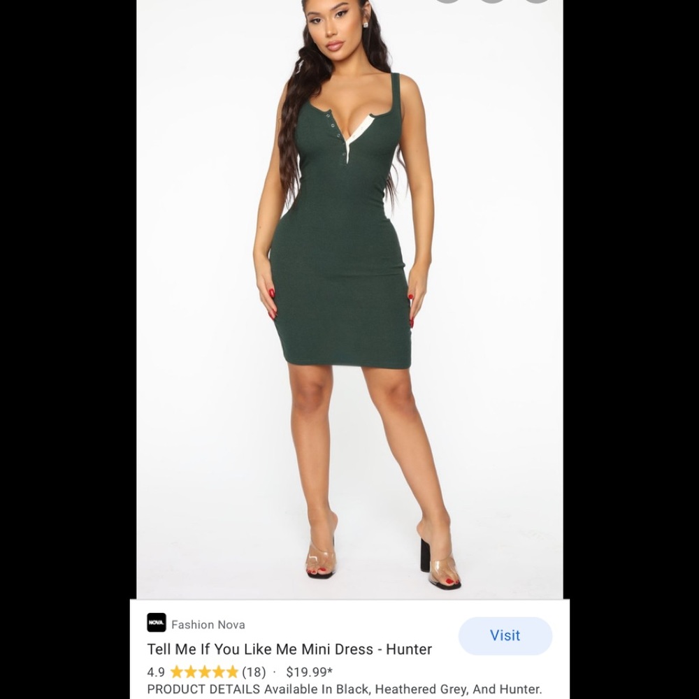 Tell Me If You Like Me Mini Dress Fashion Nova
